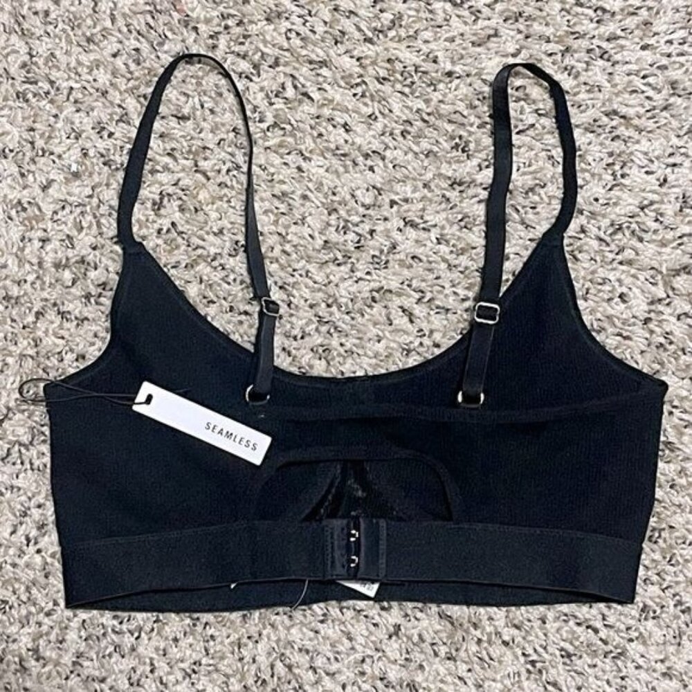 Forever 21 Black Sports Bras Size S - Picture 2 of 7